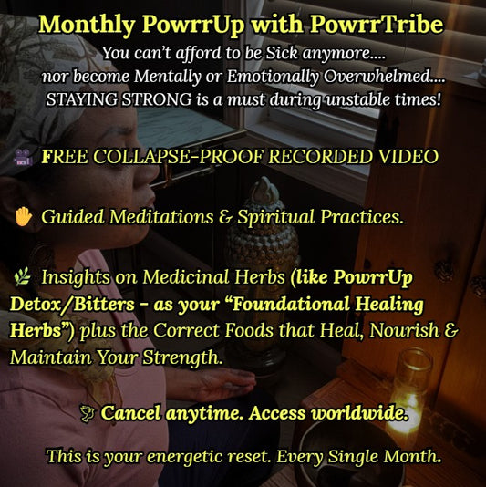 Monthly Subscription. PowrrUp for Your Mind, Body, Spirit & Soul
