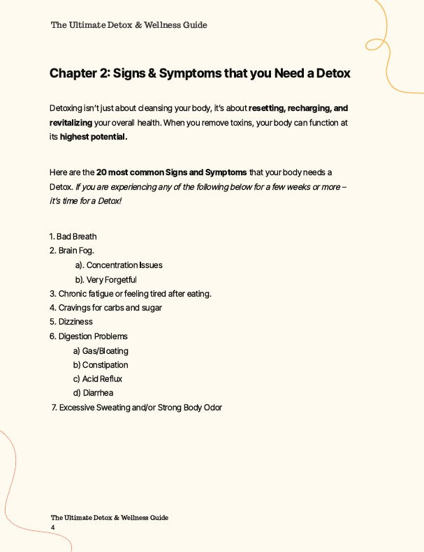 E-Book: The Ultimate Detox & Wellness Guide