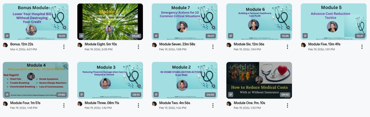 Course 4. Medical Cost Survival Guide