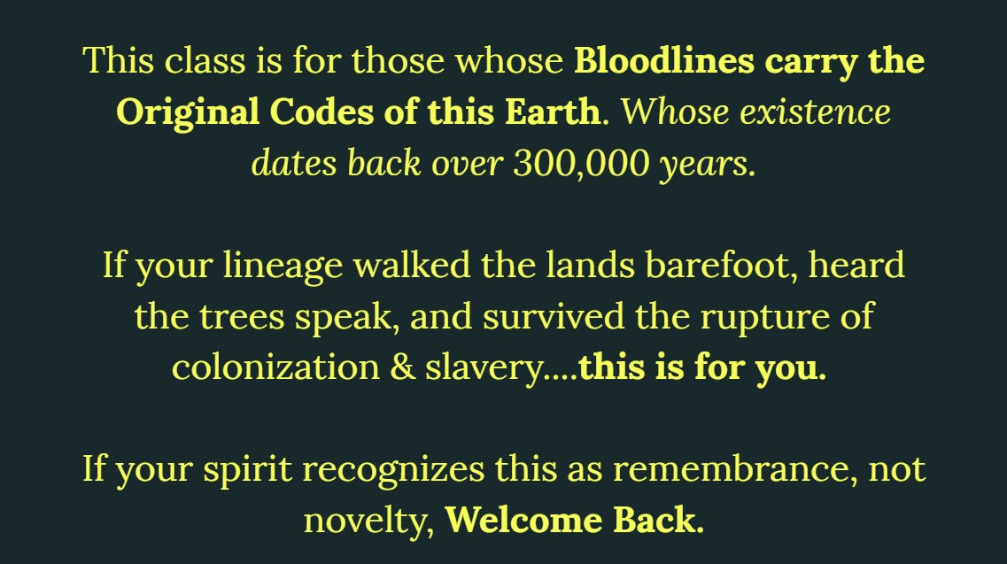 Course 7: Reactivating Your Ancestral Codes