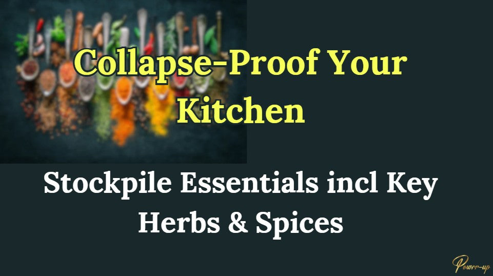 Course 2: Collapse-Proof Your Kitchen (what to stockpile)