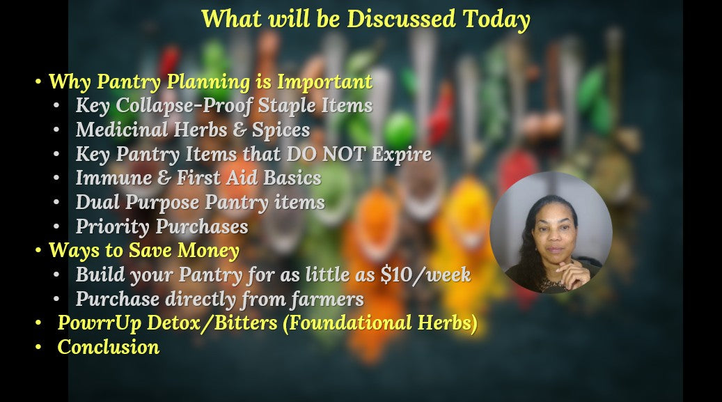 Session 2: Collapse-Proof Your Kitchen (what to stockpile)