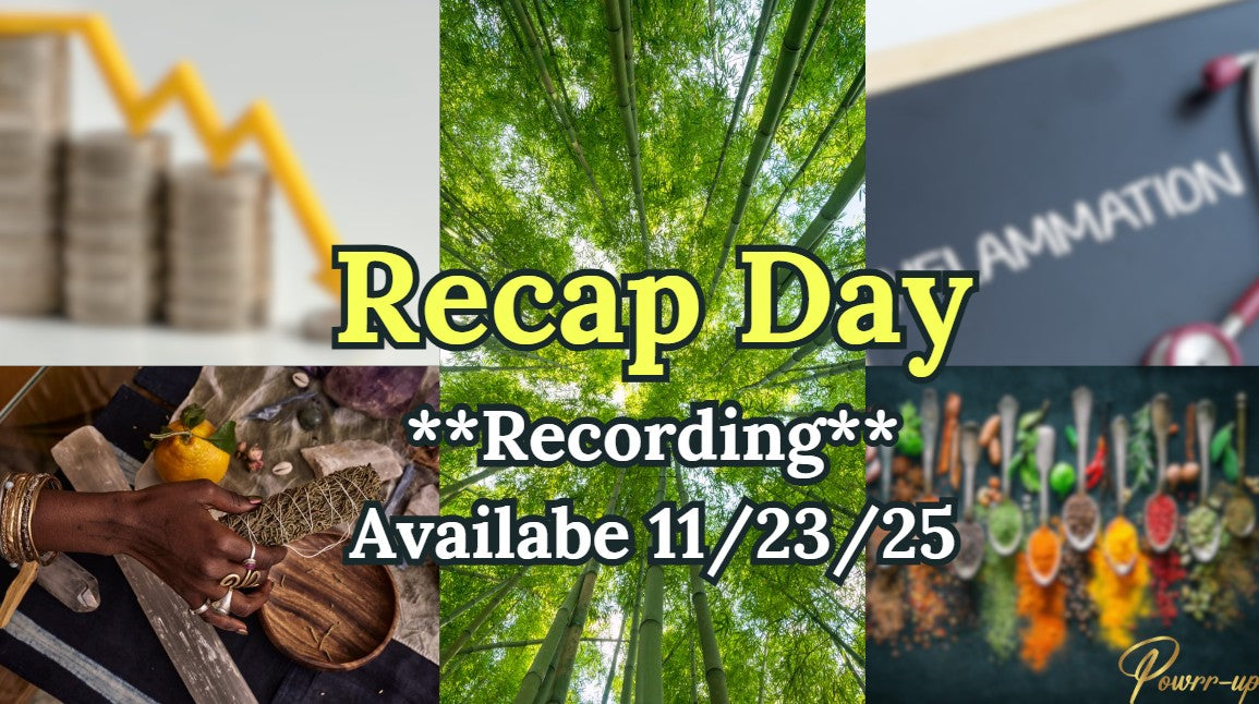 Class 7: RECAP DAY (Single Class) "Live" or "Recording"
