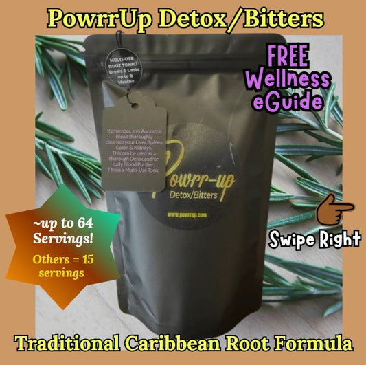 PowrrUp Detox/Bitters. (Supports Liver, Kidneys, Digestion & Blood)