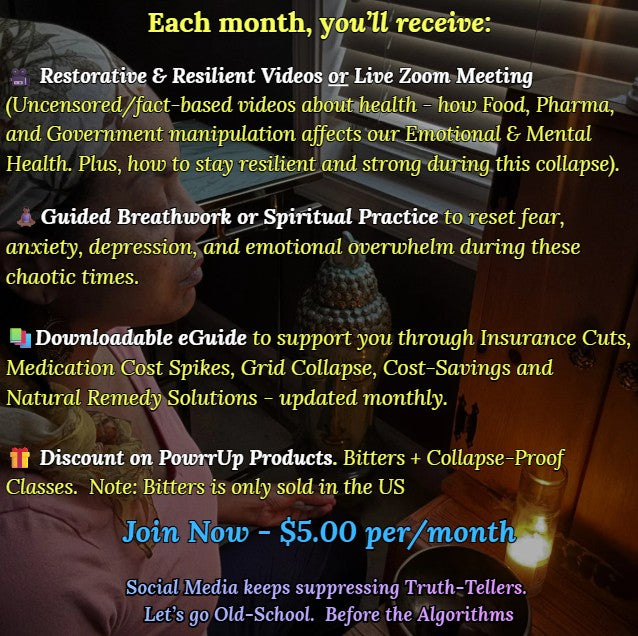 Join PowrrTribe - Your Monthly Collapse-Proof Reset.