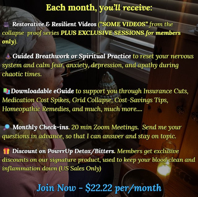Join PowrrTribe - Your Monthly Collapse-Proof Reset.