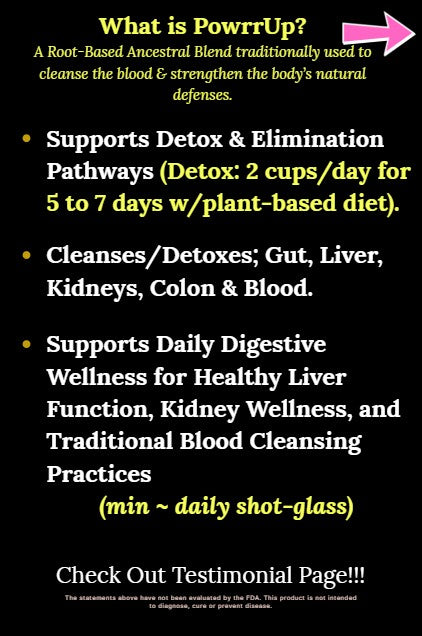 PowrrUp Detox/Bitters. (Healthy Inflammation | Supports Liver, Kidneys, Digestion & Blood)